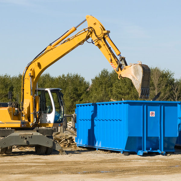 what are the rental fees for a residential dumpster in Abram TX